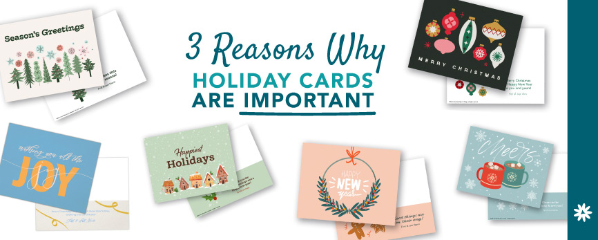 holiday cards are important for your business - view of some holiday cards